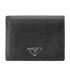 Prada Bifold Wallet, &pound;110, Accessories, Black, Leather, Front view